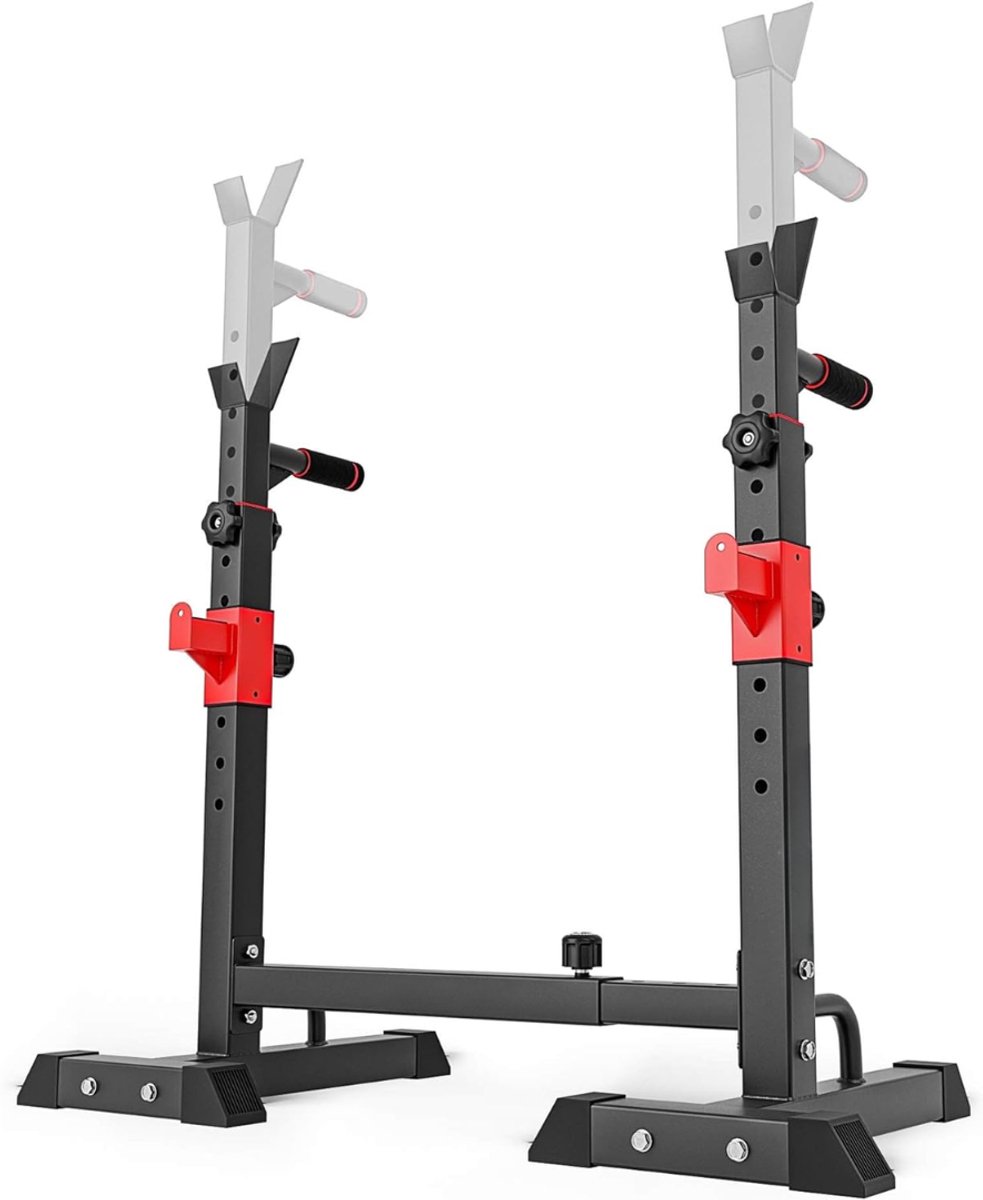 YOR® Squat Rack - Squat Wedge - Power Rack - Zwart - ‎28cm x 128cm x 140cm thumbnail 6