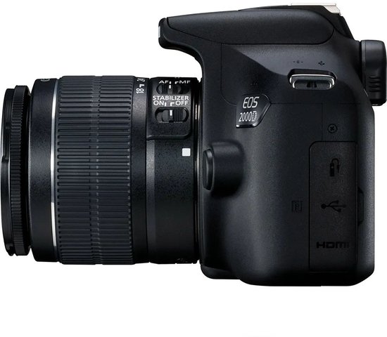 Canon EOS 2000D - Spiegelreflexcamera - + 18-55mm f/3.5-5.6 IS II-lens