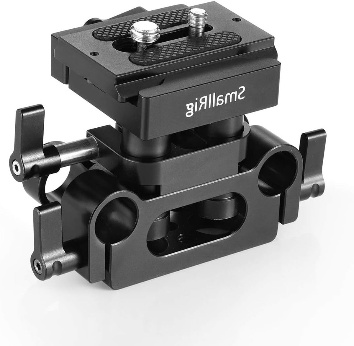 Universele Basisplaat met 15mm Rail Steun Systeem, Hoogte Verstelbaar voor Camera Stabilisatie