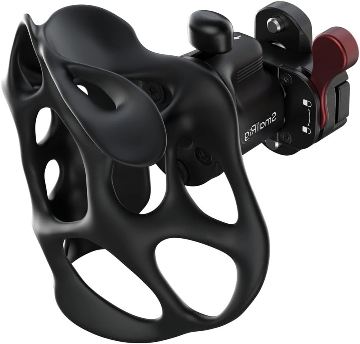 Draaiende Handgreep met NATO Klem voor Camera Cages en Schouderrigs, 15kg Belastbaar, Ideaal voor Videoproductie en Fotografie
