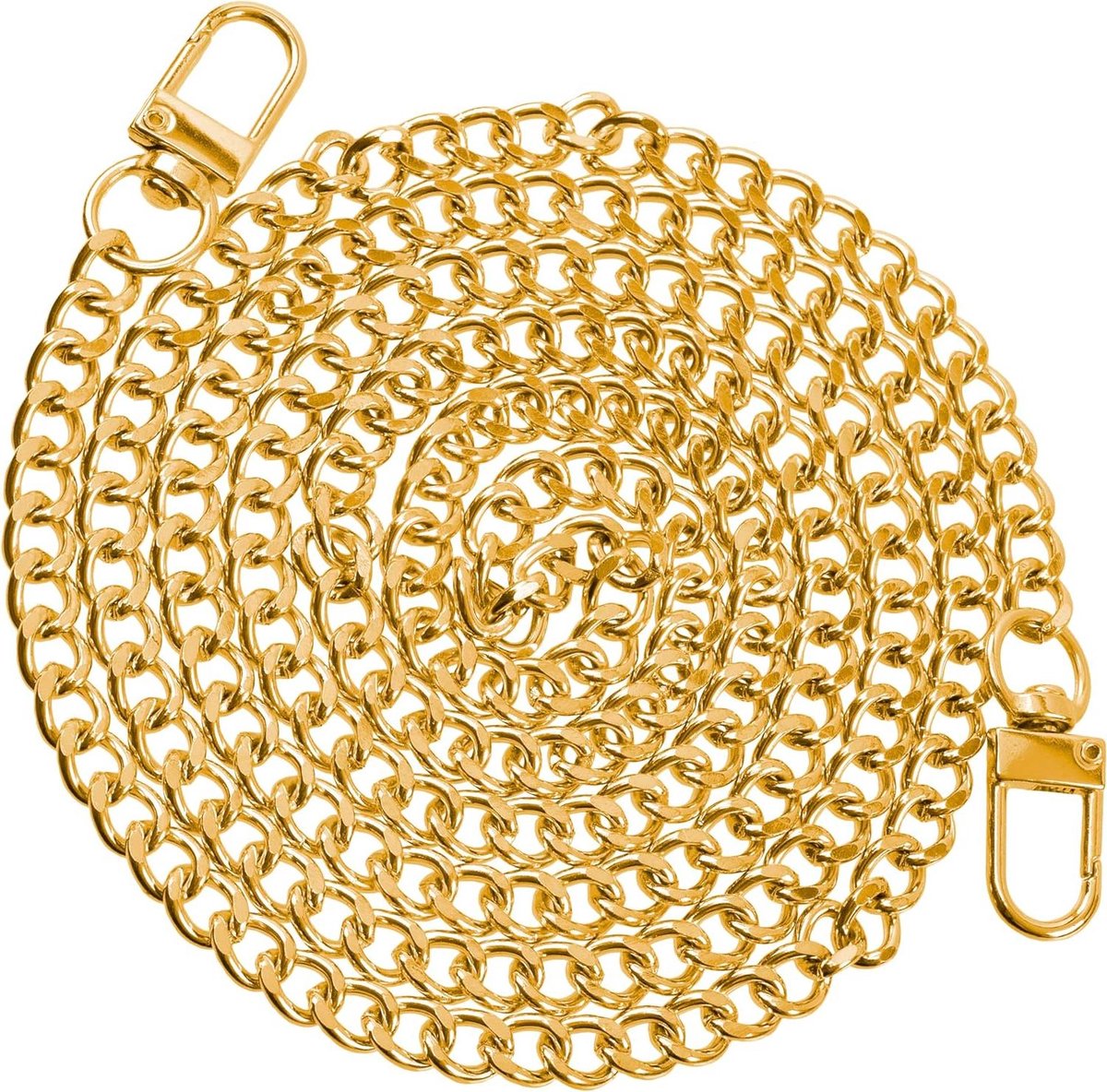 Schouderhandtas Ketting - Ketting Riem - Tassen Maken - Met Karabijnhaken - 1250 mm - Goud