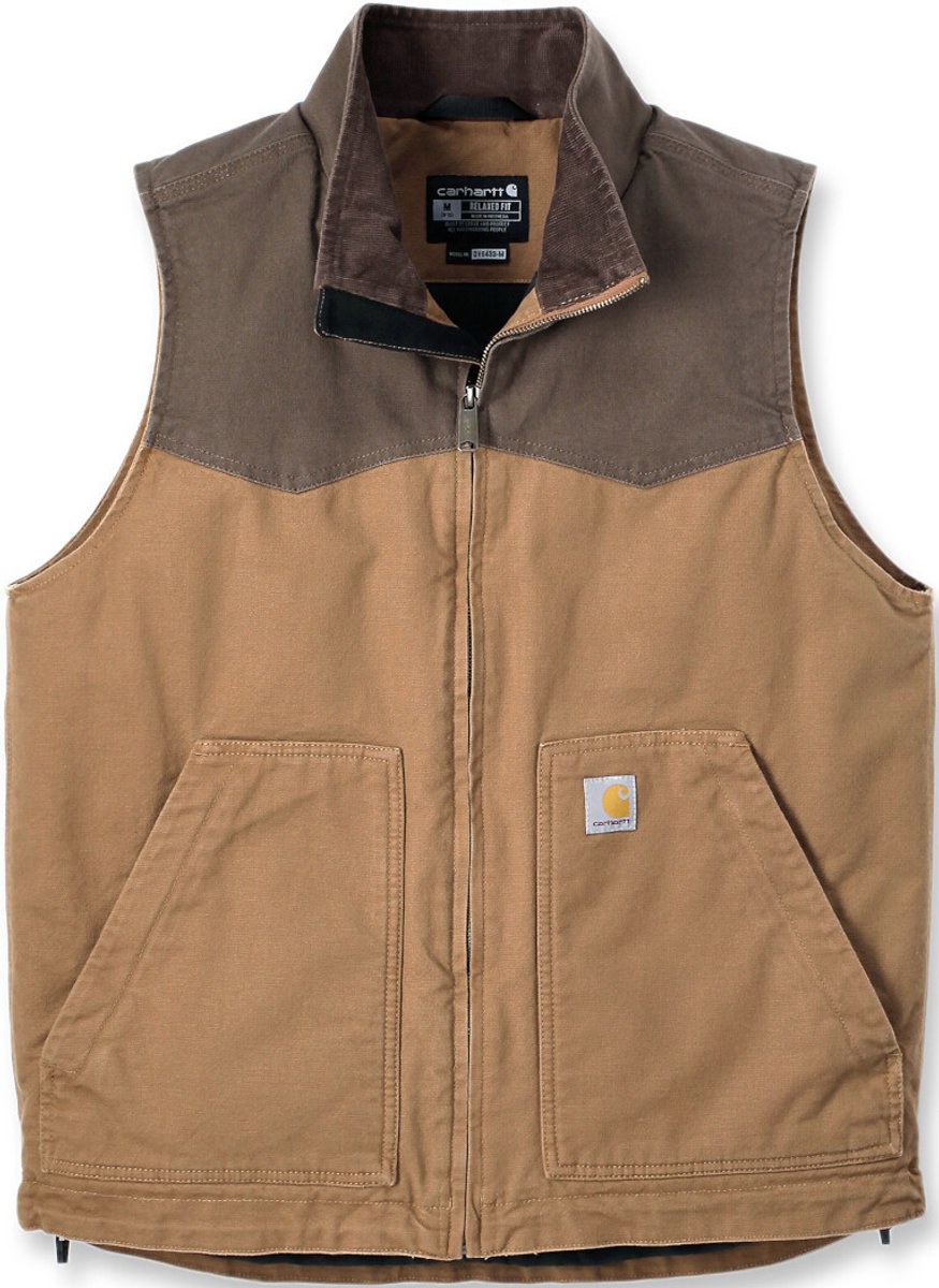 Carhartt Weste Montana Duck Vest 106433 Carhartt /Coffee-XXL Bruin