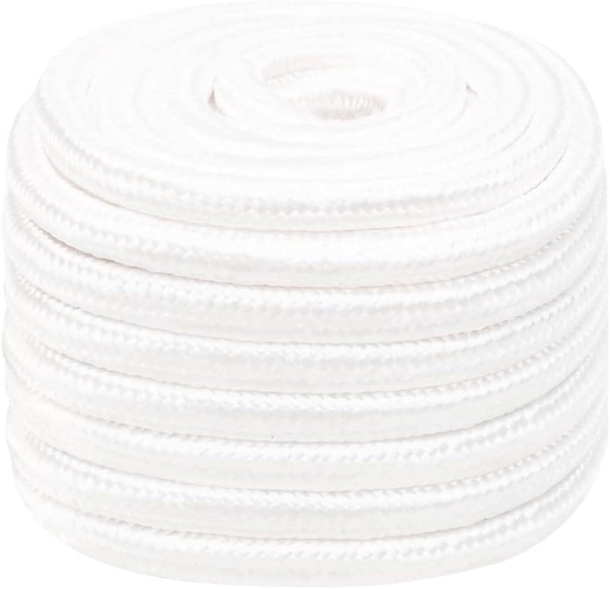 Boottouw - Polypropyleen touw - Vastzetten van boten - Slijtvast en weerbestendig - 20 mm x 25 m - Wit
