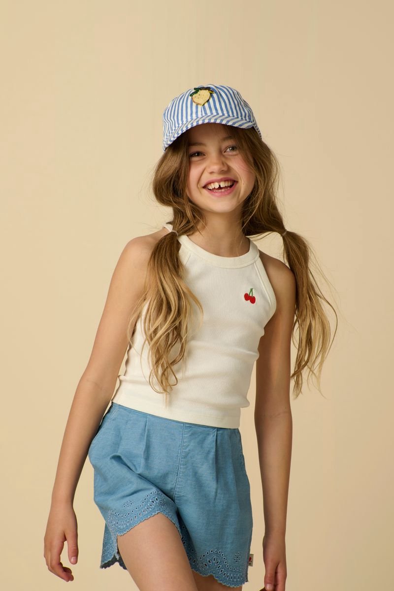 Sissy-Boy - Wit halter singlet