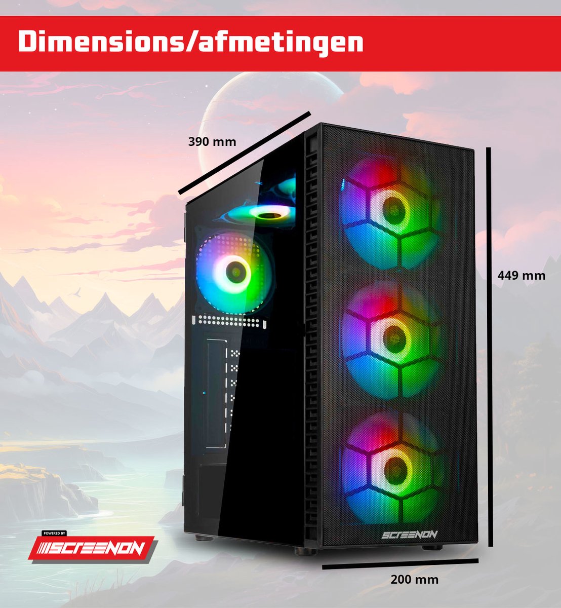 ScreenON - Intel Core i7 - 1024GB SSD - 32GB RAM - RTX 3050 - afbeelding 2