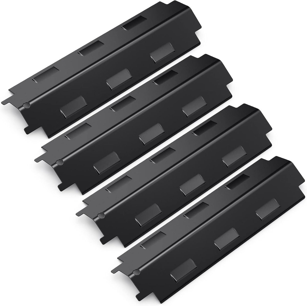 4 roestvrijstalen grillbuisaccessoires Geschikt voor de meeste gasbarbecues.