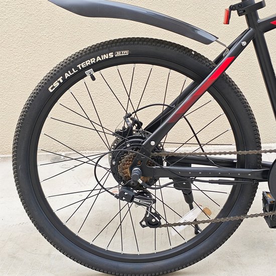 SINOHON EM200D 26'' Elektrische MTB - 250W Motor, 36V 10,4Ah Accu, 60km Bereik, 7-Speed Shimano - LED-Koplamp van SINOHON — afbeelding 3