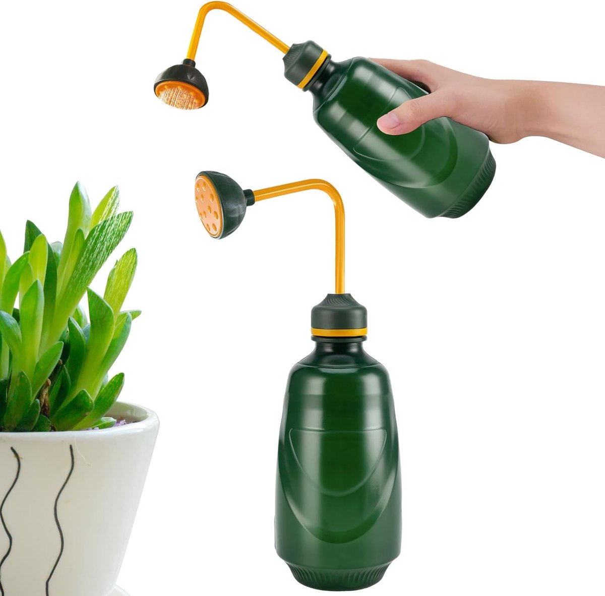 Handsproeier voor planten - ideaal voor bloemirrigatie - groen