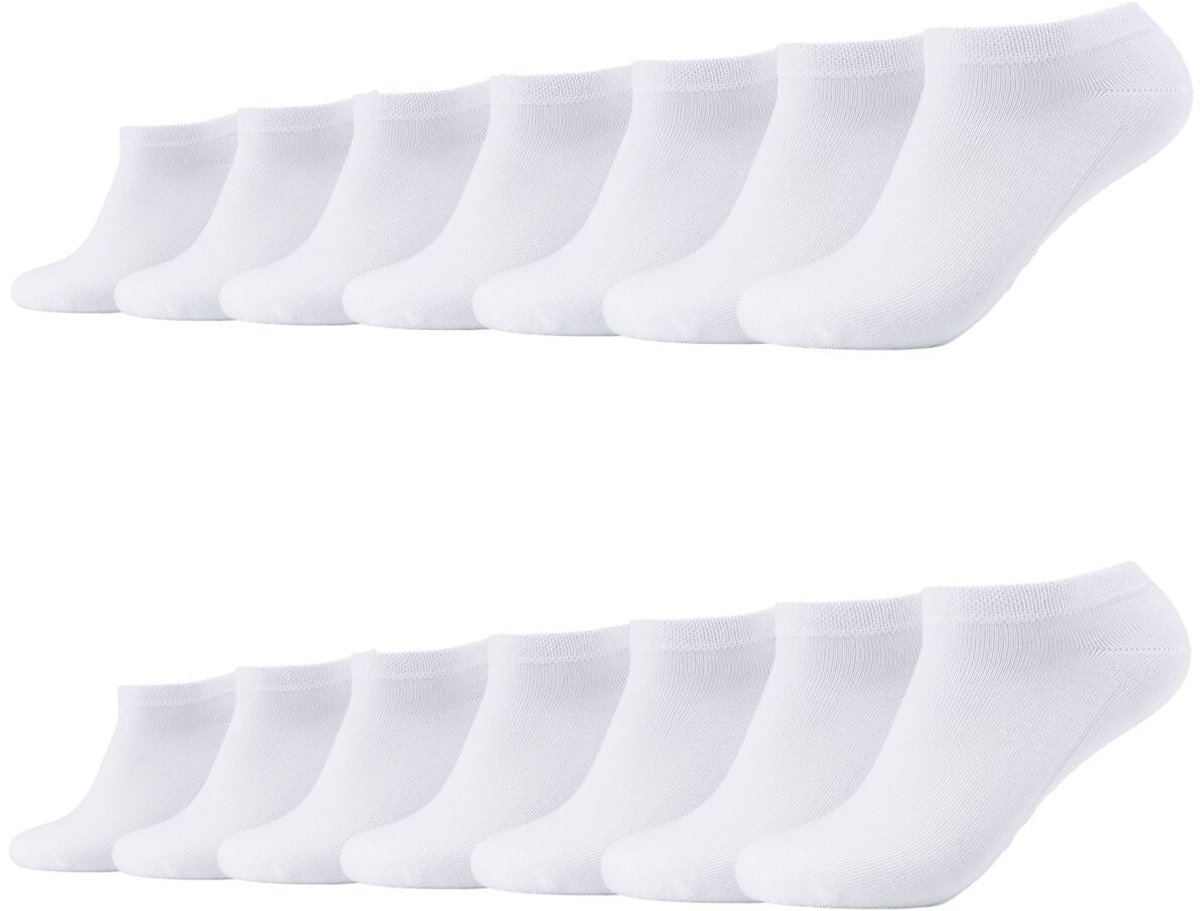 camano, Sneakersokken, korte sokken, damessokken, herensokken, multipack, 14-delige set, 14 paar, unisex sneakersokken, sportkousen, enkelsokken, vrijetijdslopen, sport, dagelijks gebruik, training, comfortabele boord zonder elastische druk.