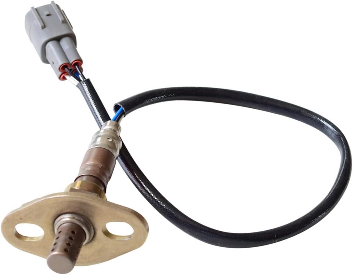 Lambdasonde Zuurstofsensor - O2 Sensor Uitlaatgas - Motorprestaties Verbeteren - Temperatuurbestendig Materiaal - 1 Stuk - Zwart