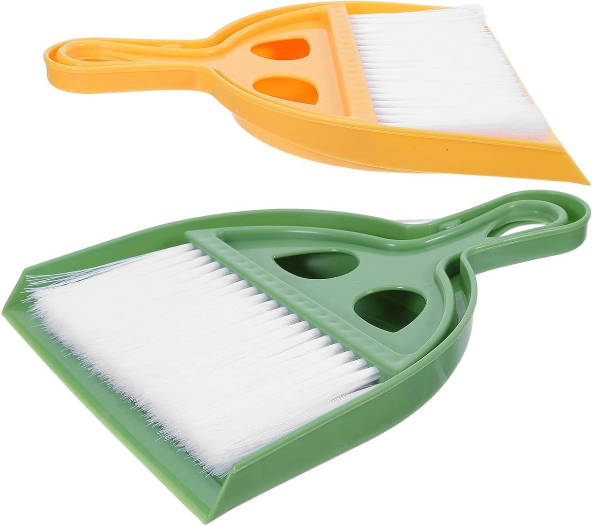 Stoffer en Bezem Set - Mini Bezem Tafel Bezem - Bureau Schoonmaken - Compact en Lichtgewicht