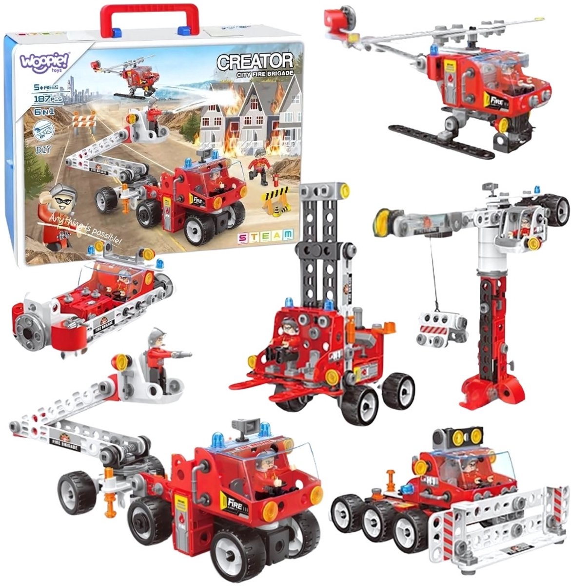Woopie Creator City Fire Brigade-bouwset