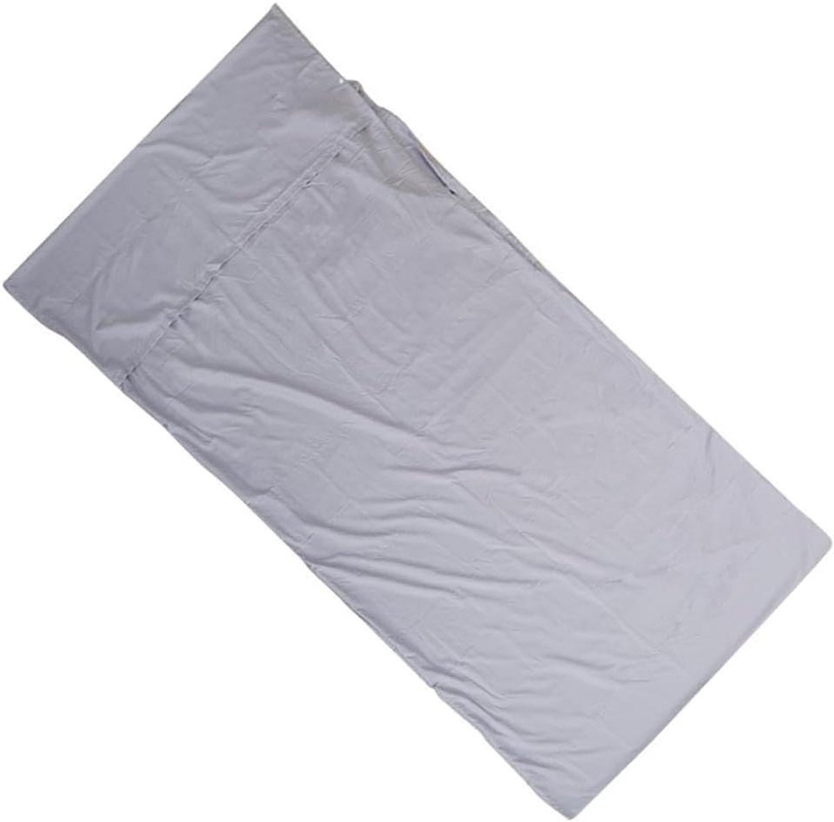 Katoenen Slaapzakvoering - Reislaken Kampeerlaken - Kamperen Backpacken - Zijopening Drukknoop - 210x150cm - Niet gespecificeerd