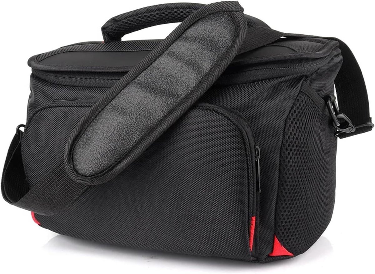 Cameratas - Lens Pouch - Camera Beschermen - Waterdichte Schoudertas - XL 32x18x21 cm - Zwart