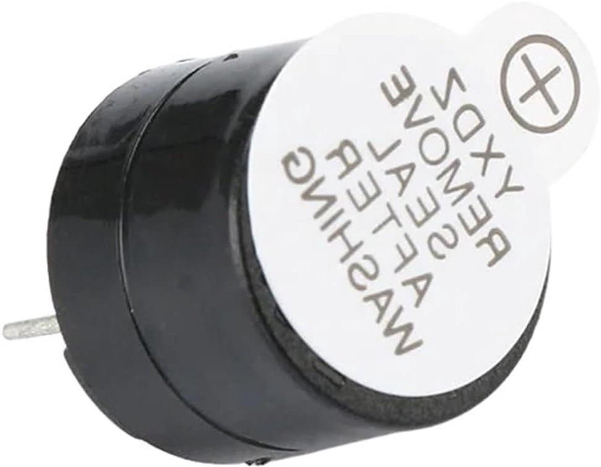 Actieve Zoemer - Alarm Ringer - Meldingen Geven - Elektromagnetisch - 5 stuks - Zwart