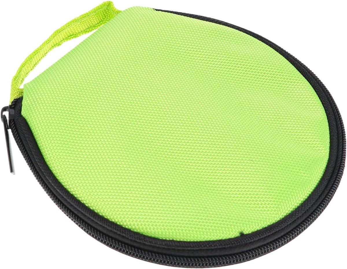 CD Opbergtas - Disc Houder - Muziek Luisteren - Grote Capaciteit - 16.5x16x3cm - Lichtgroen