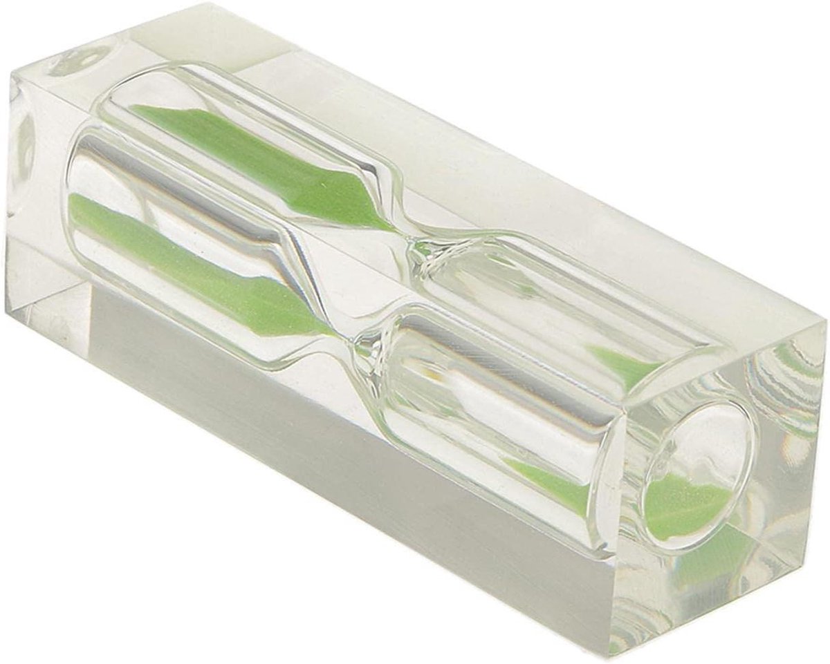 Zandloper Houten Frame - Zandloper Kinderen - Tandenpoetsen Leren - Drie Minuten Timer - 1 x 1 x 1 cm