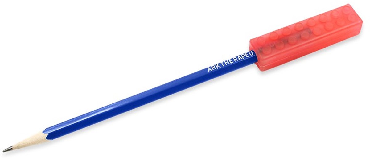 ARK Therapeutic kauwspeelgoed Brick Stick potloodtopper rood XXT sensorisch.