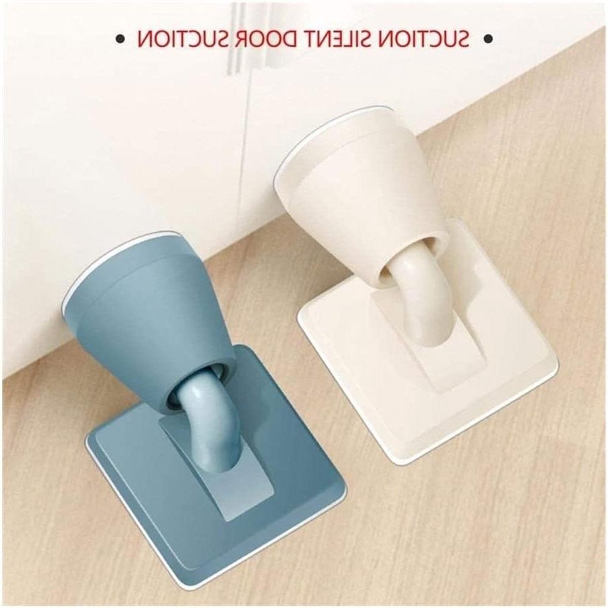 Deurstopper - Deurblokkade Deurwig - Deur Open Houden - Sterke Magneet - 1 Gram - Grijs