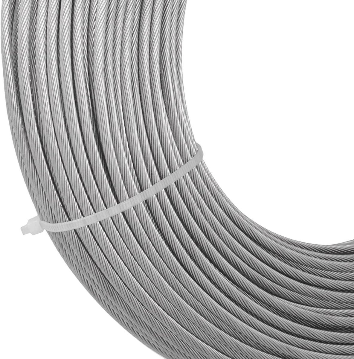 Draadkabel Staal - Terras Kabel - Balustrade Bouwen - Roestvrij Staal - 4 mm - Zilver