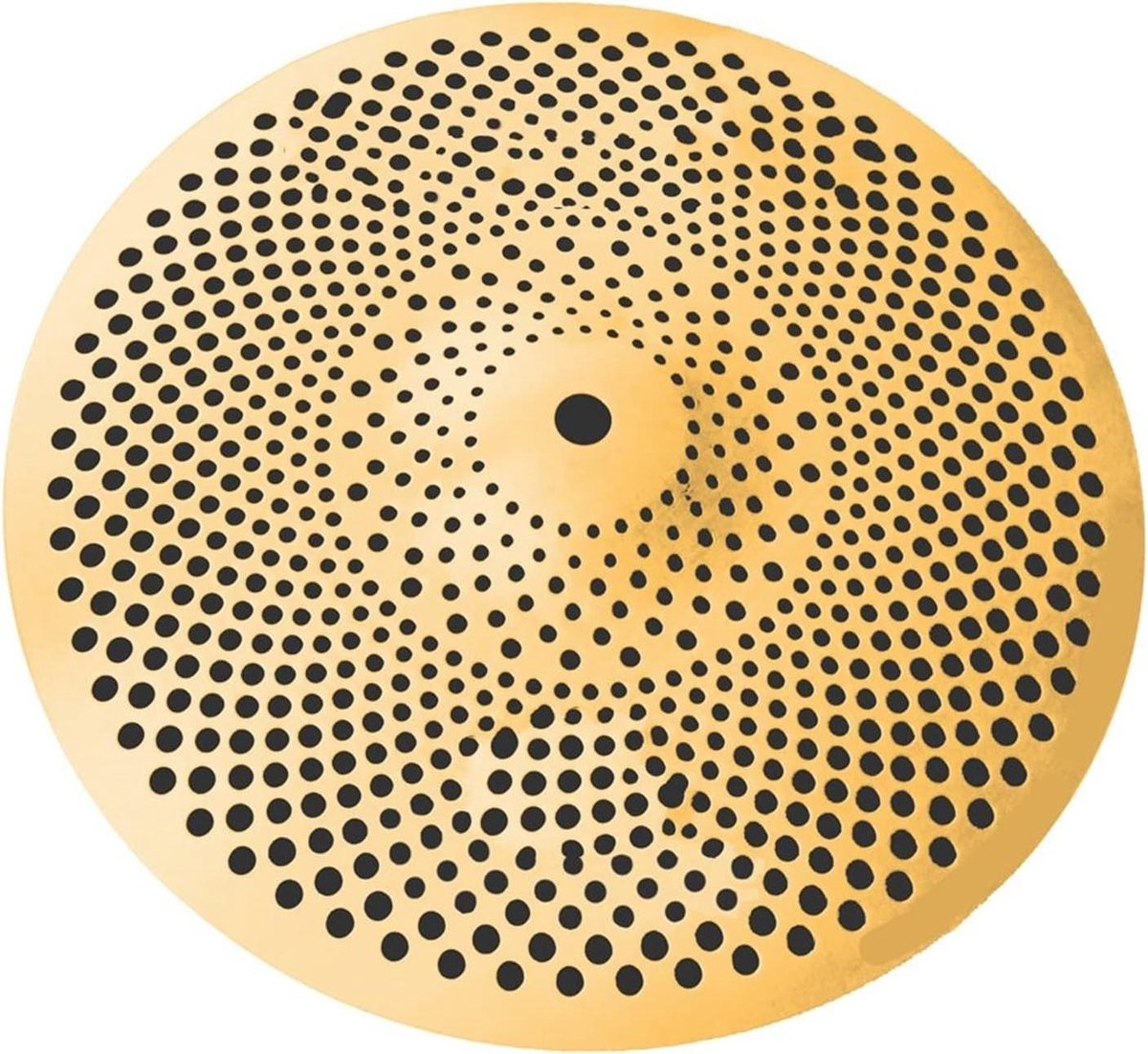 Crash Bekken - Drum Accessoire - Oefenen Muziek - Lage Volume Geluid - 12 Inch - Goud