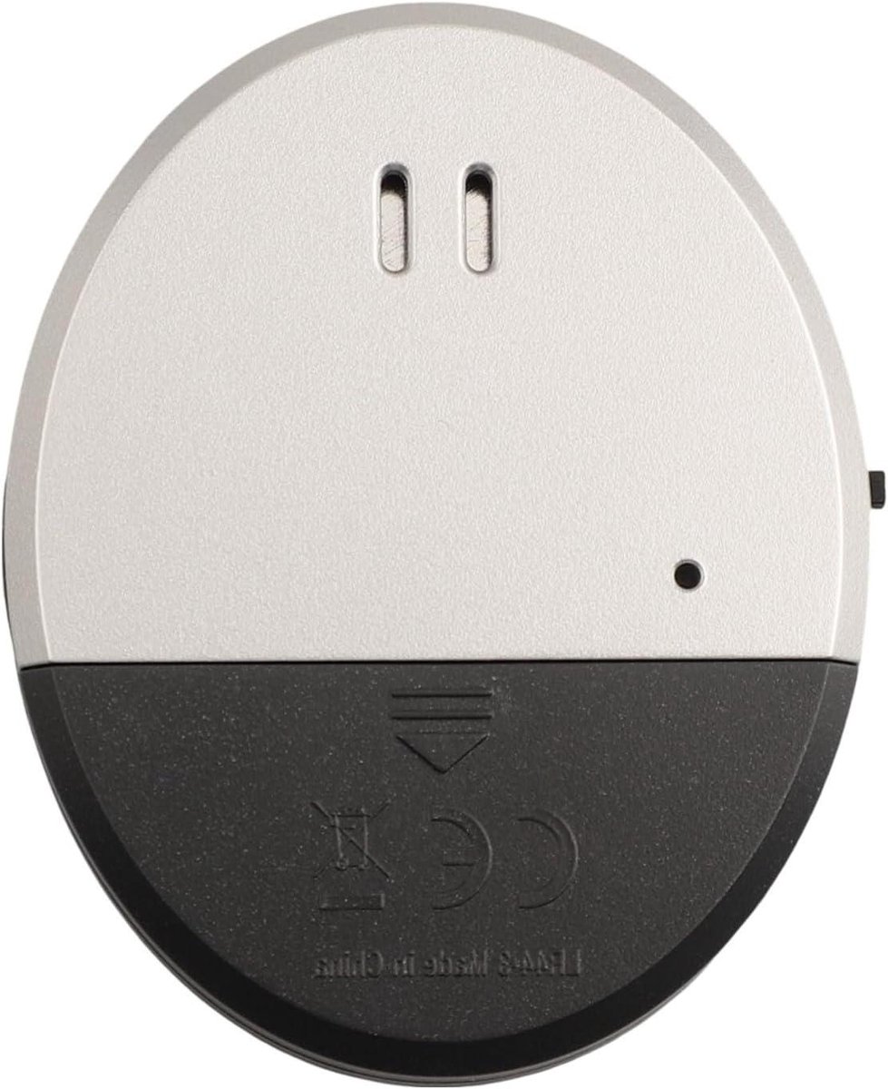 Raam Trillingsalarm - Glasbreuk Sensor - Huis Beveiligen - 130dB Sirene - 6.4 x 5.1 cm - Zwart
