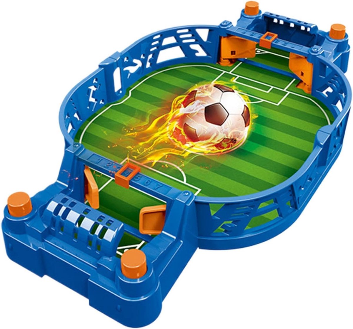 Mini Voetbaltafel | Klein Interactief Draagbaar Partyspeelgoed | Sportief Speelplezier | Voor Verjaardag Valentijn Feestje Thuis Team Reizen Kinderopvang School Creatief Spel Plezier