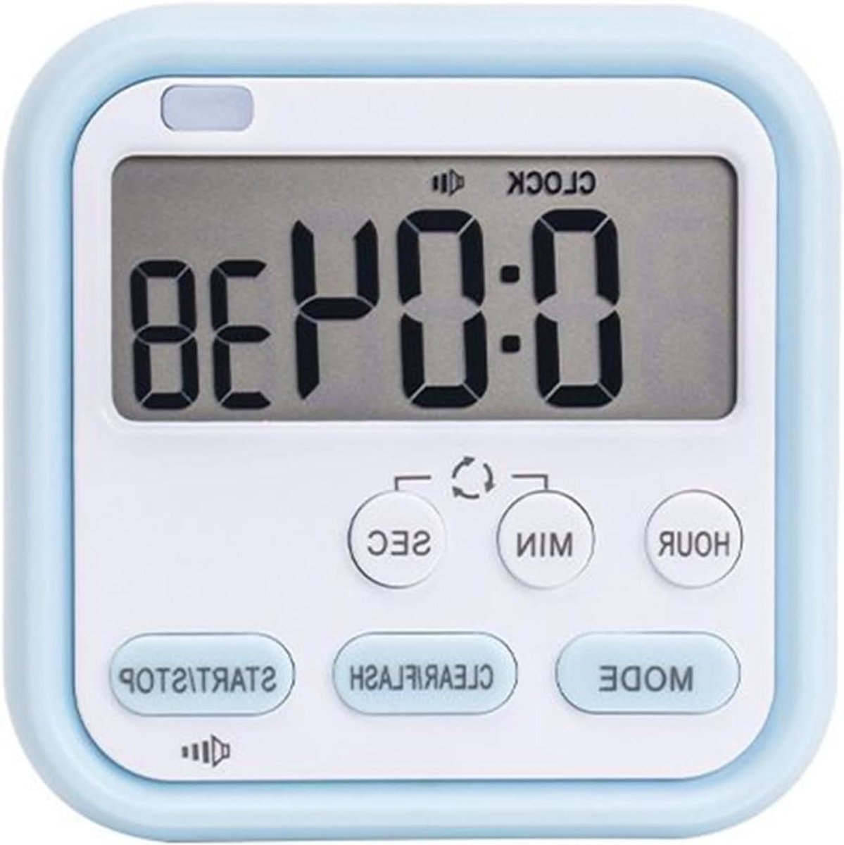 Keuken Timer - Visuele Timer - Koken en Studeren - Stil en Draagbaar - 8 x 3 x 3 cm