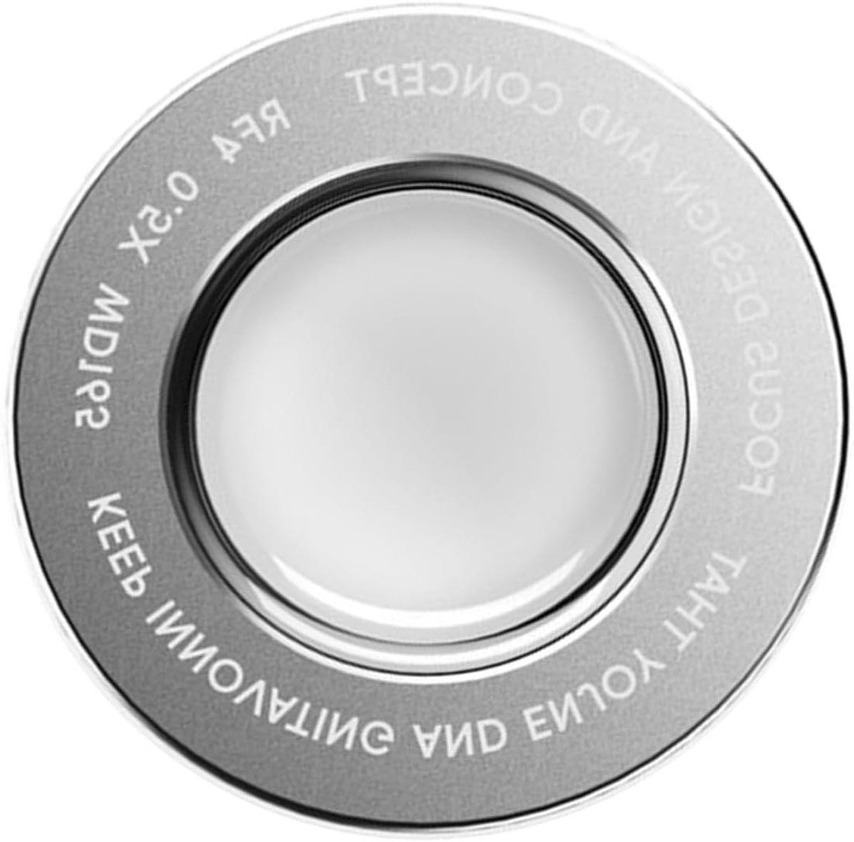 Microscoop Lens Attachment - Barlow Lens - Verdere Vergroting - Drie Vergrotingsopties - 48 mm - Zwart