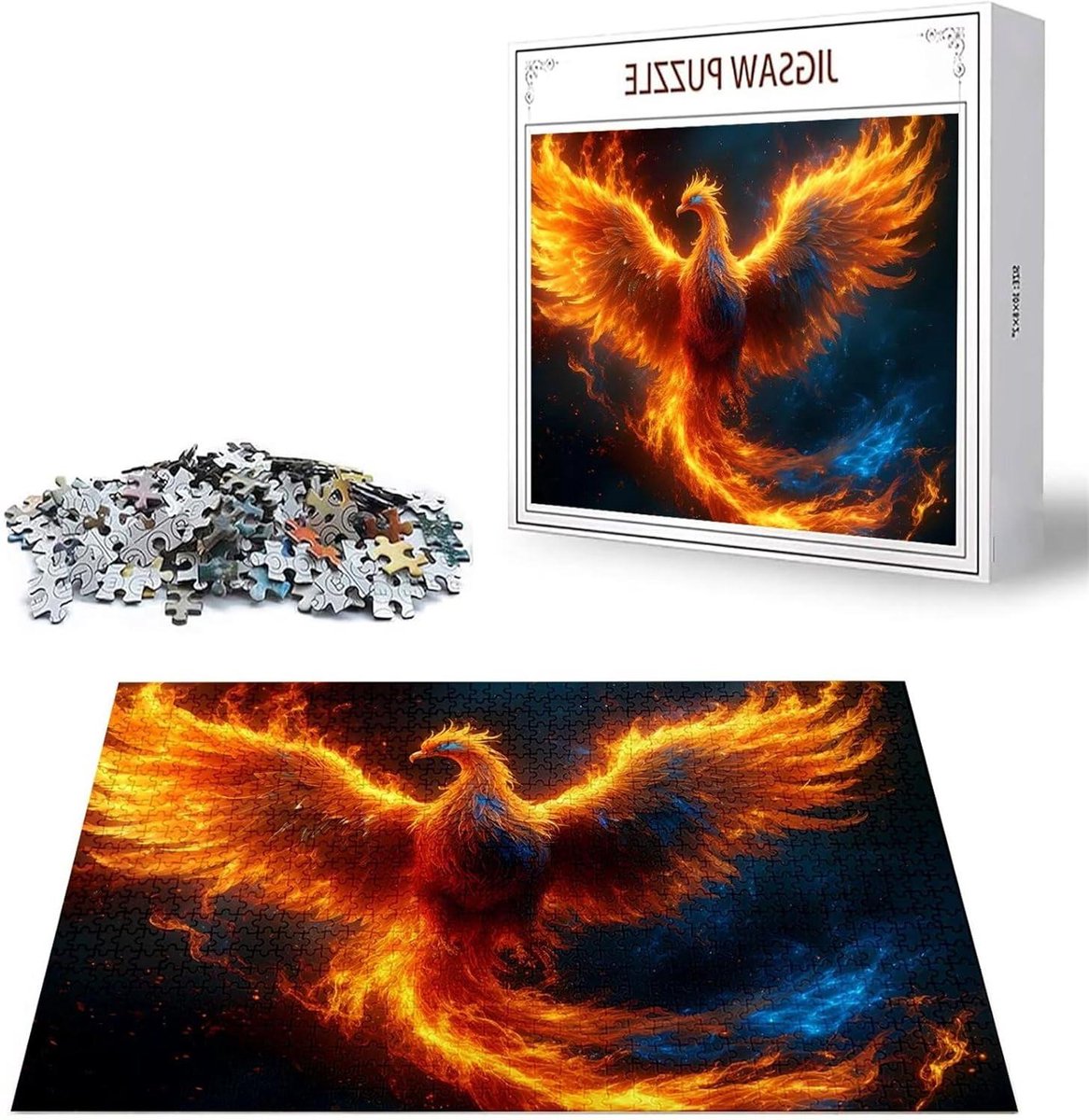 Puzzelmat - Legpuzzel Jigsaw - Ontspanning thuis - Gerecycled karton - 4000 stukjes - Multicolor