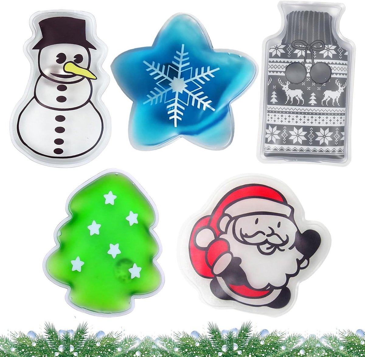Set van 5 Herbruikbare Handwarmers, Ideaal voor Warme Vingers in de Herfst en Winter, Perfect voor Buitenactiviteiten en Koude Dagen