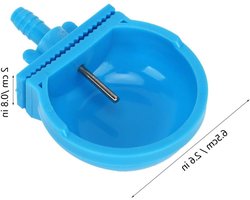 10 Sets Voer- en Drinkbakken voor Knaagdieren, Automatische Waterbakken en Accessoires voor Hamsters, Chinchilla's en Vossen