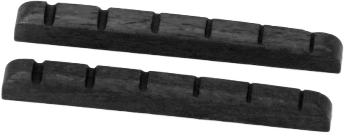 2 Stuks Pre-Gesloten Botten Zadel voor Elektrische en Akoestische Gitaren, Ideaal voor Mandoline en Ukulele, Perfect voor DIY Projecten en Geluid Verbetering