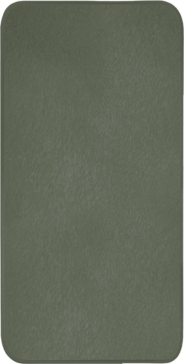 Badmat 60x120 cm - Antislip - Groen - Effen kleur - Olijfgroen - Badmatten voor badkamer - Badkamermat - Douchemat - Badkamer mat