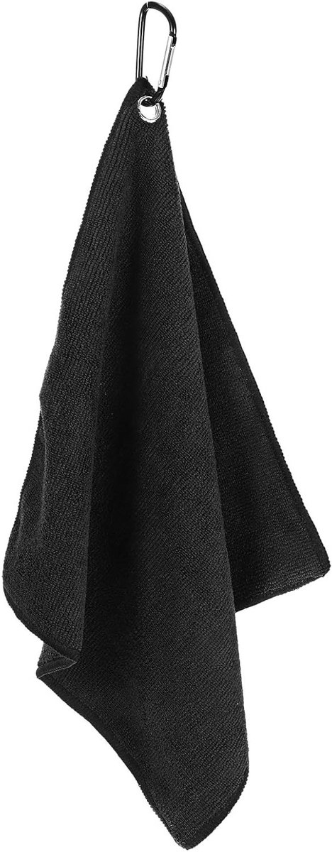 Golfhanddoek 30cm x 30cm - Premium microvezel - Met karabijnhaak - Voor het reinigen van golfaccessoires - ShopVlot