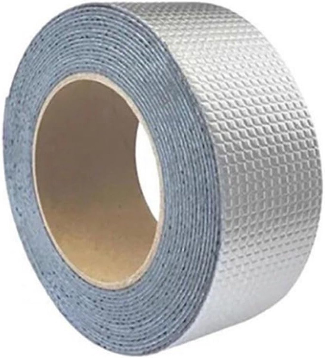 Waterdichte Butyl Tape voor het afdichten van lekkages, scheuren en gaten in daken, ramen en leidingen (5cm x 5m)