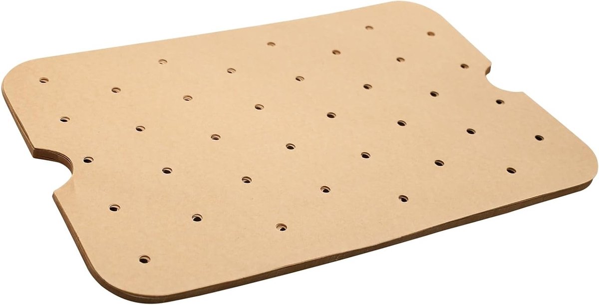 Perforated Bakpapier voor Airfryer, 100 Vellen, Anti-aanbaklaag, Warmtebestendig tot 250°C, Ideaal voor Bakken en Koken in de Airfryer