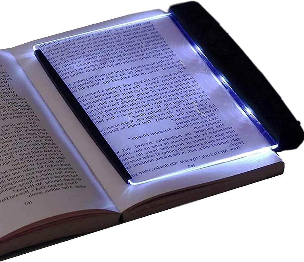 Draagbare leeslamp met LED-verlichting, nachtlampje, oogbescherming, ideaal voor boeken, l