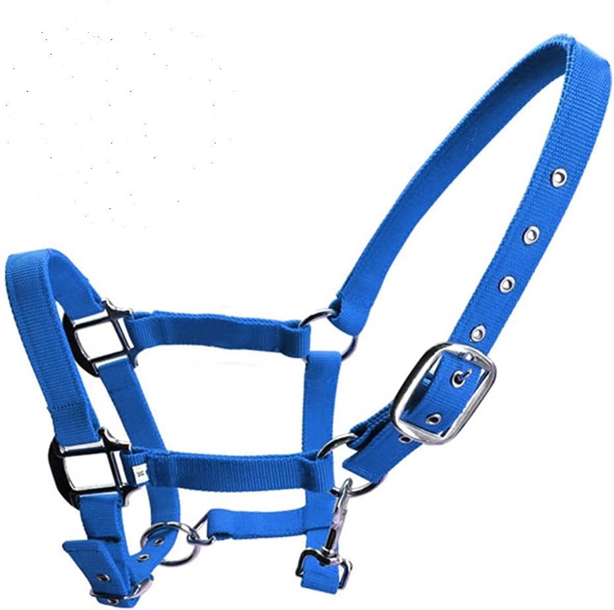 Verstelbare Paardenprint Padded Hoofdbanden van Nylon voor Veulens en Bangs - Comfortabele Equestre Halster Accessoires