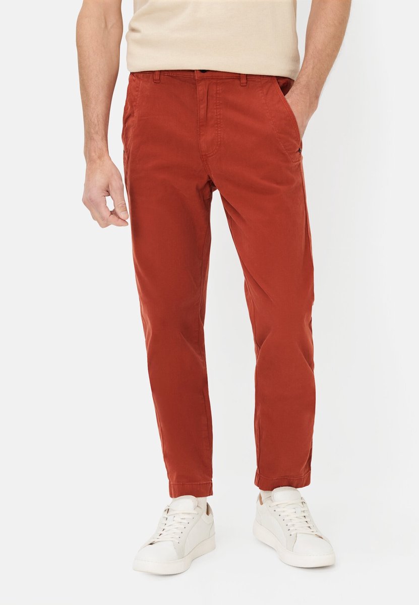 camel active Regular fit chinobroek - Maat - Roodmenswear-31/34