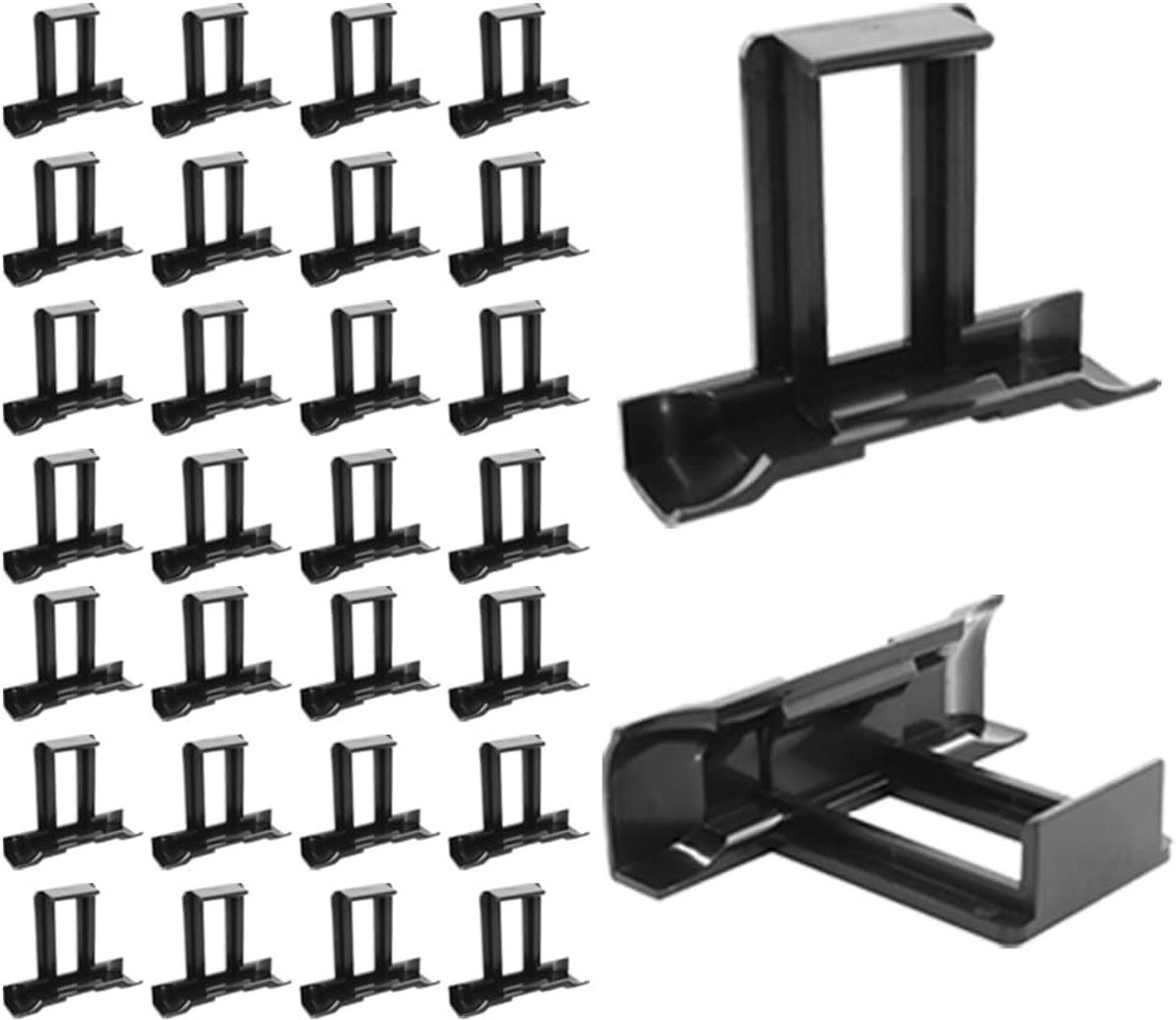 28 Stuks 35mm Waterafvoerklemmen voor Zonnepanelen, Reinigingsclips voor PV-modules, Waterafvoer Klemmen voor Efficiënte Waterafvoer