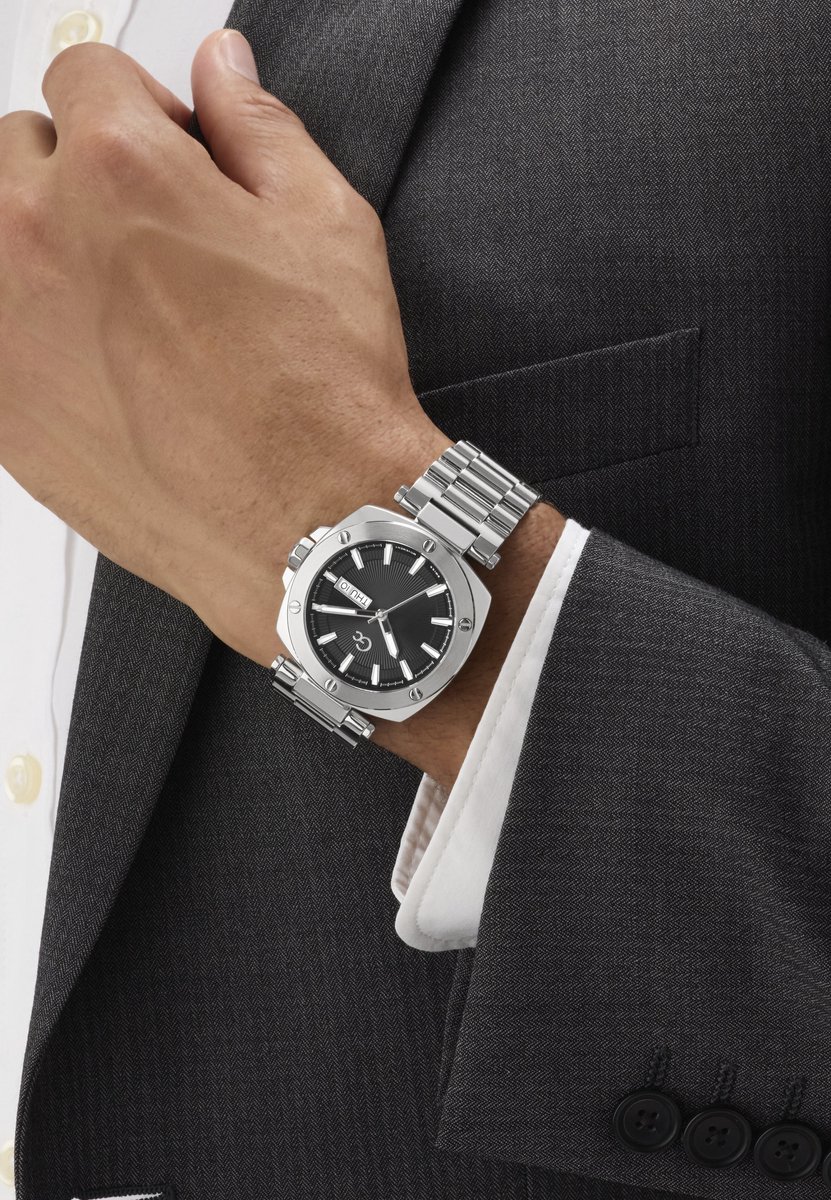 Gc Gc Nobilis Quartz Analoog Horloge Silver-Tone Behuizing: 100% Roestvrij Staal | Armband: Roestvrij Staal 44 mm Z78001G2