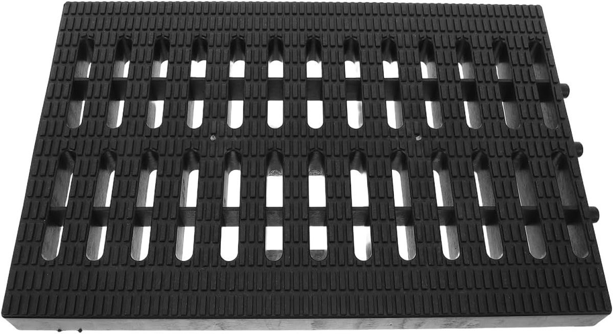 Drain Strainer Grate 31 x 20 cm - Rechthoekige Afvoerzeef voor Tuin, Garage en Keuken, Waterafvoer Bescherming