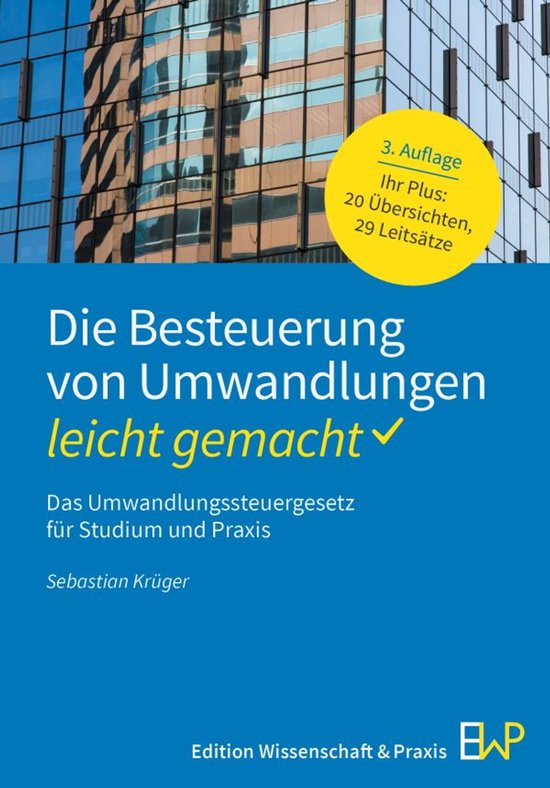 BLAUE SERIE – leicht gemacht- Die Besteuerung von Umwandlu ... - cover
