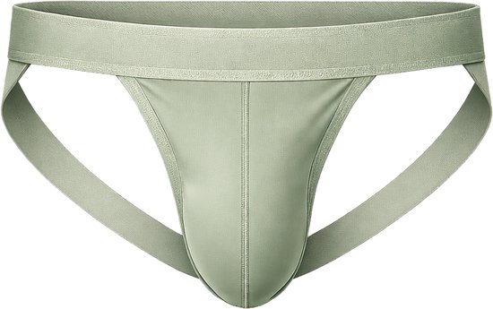 CODE 22 Core Jockstrap Khaki - MAAT L - Heren Ondergoed - Jockstrap voor Man - Mannen Jock