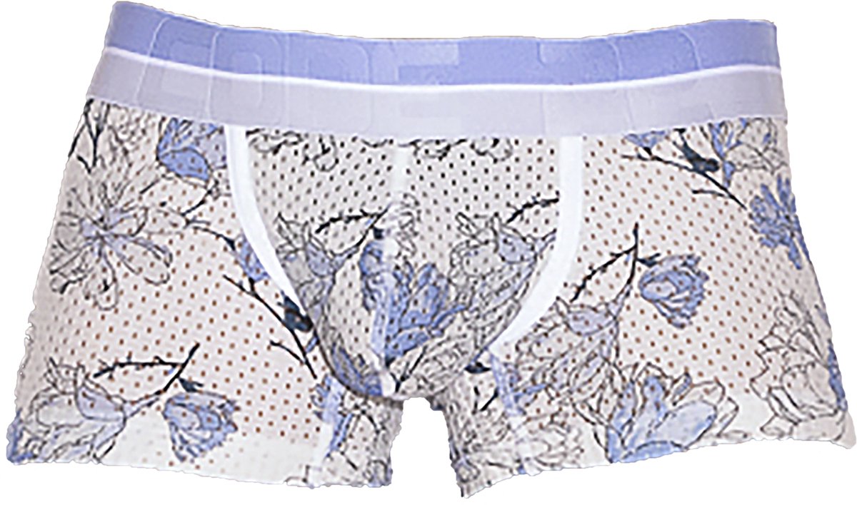 CODE 22 Sport Mesh Bay Trunk Powder Blue - MAAT XXL - Heren Ondergoed - Boxershort voor Man - Mannen Boxershort