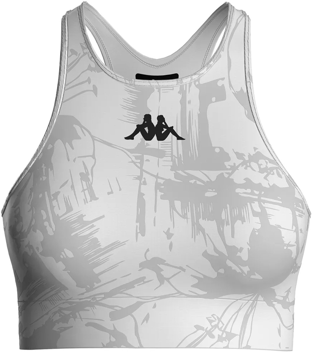 Kappa Irrana Pro Mouwloos T-shirt Vrouw Grijs