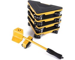 Meubelverhuizer Set - Zwaar Tillen Zonder Inspanning - Meubelheffer met Wielen - Transportset 200kg Capaciteit - Verplaats Tool voor Banken, Kasten en Apparaten - Meubel Verplaatsen Hulp