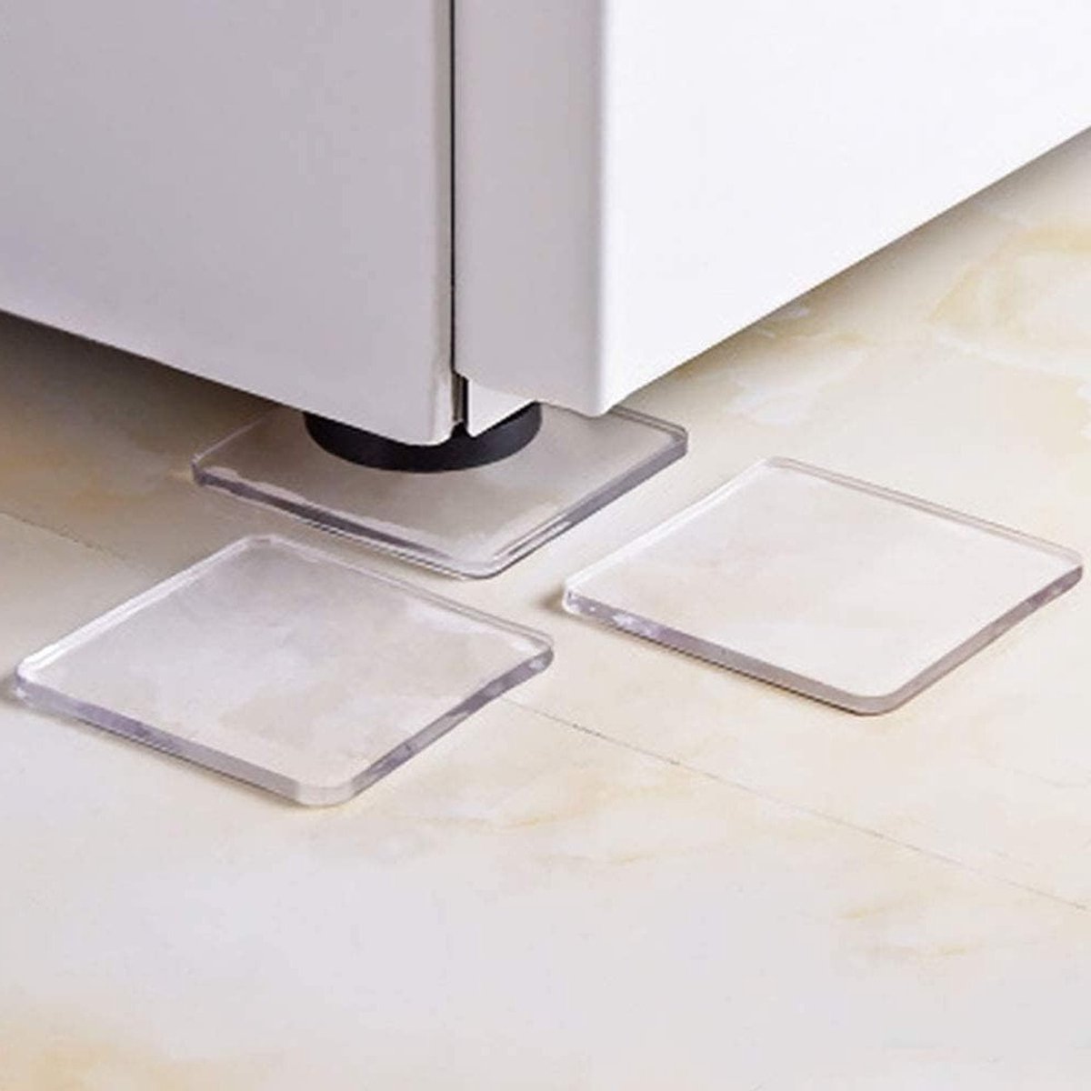 Anti-vibratie pads voor wasmachines - Antislip silicone matten, set van 8, ideaal voor stabiliteit en geluidsreductie