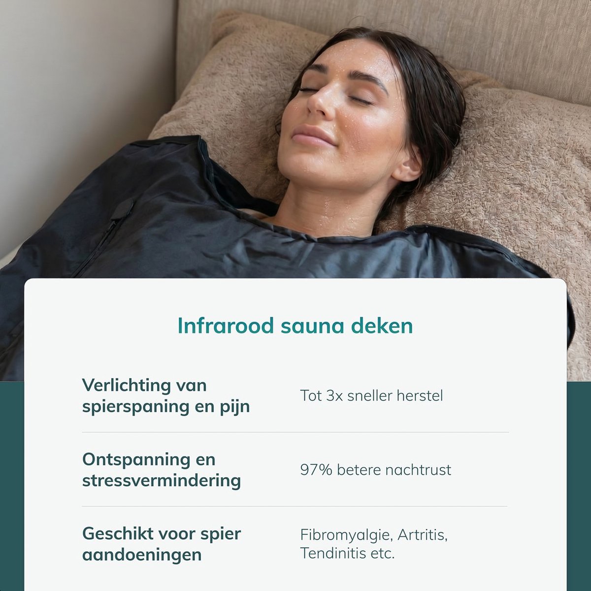 Soft & Silky Infrarood deken - Infrarood - Sauna - Paneel - afbeelding 2